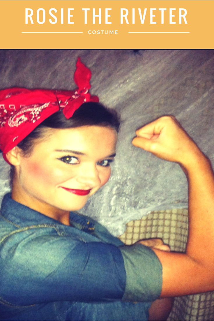 Rosie the Riveter DIY Halloween Costume from Heather Brown of My Life Well Loved