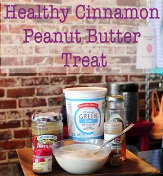 Healthy Snack: Cinnamon Peanut Butter Treat - Healthy By Heather Brown