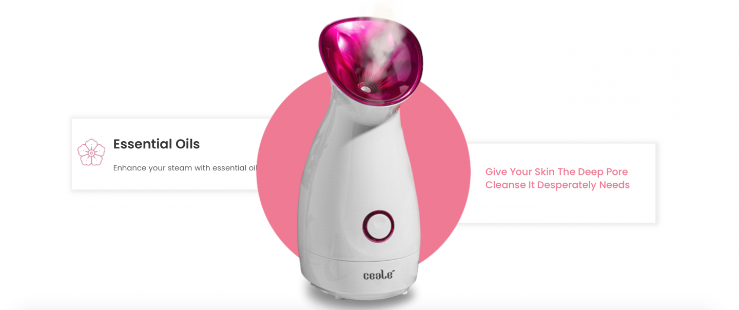Facial steamer from Ceale 