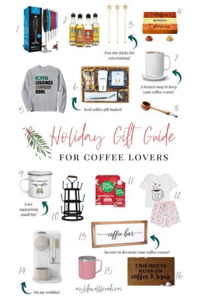 Best Gifts For The Coffee Lover - Healthy By Heather Brown