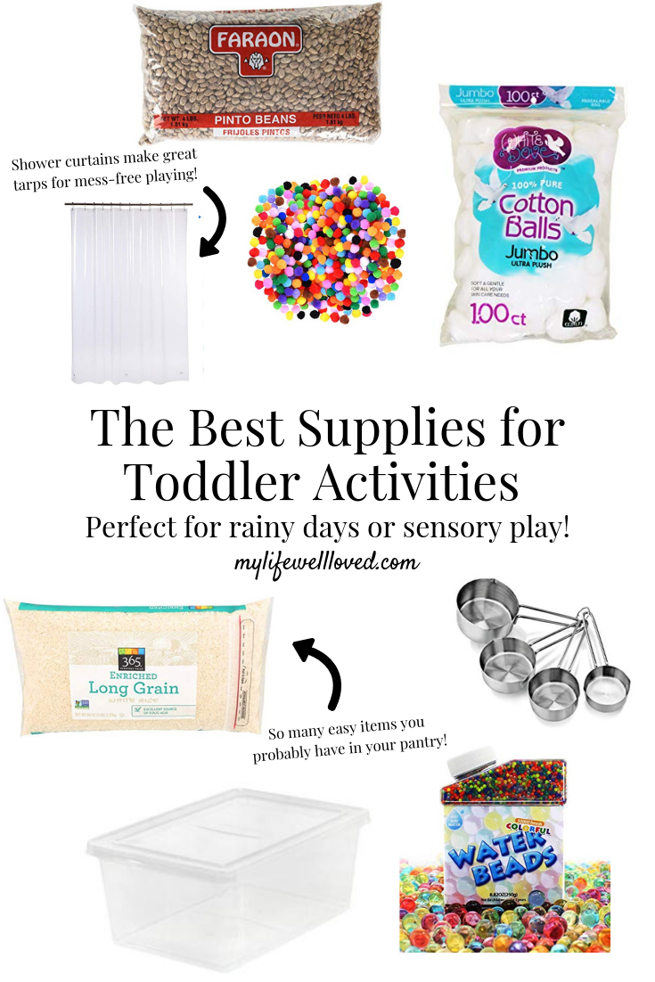 Sharing my favorite sensory activities for toddlers by Heather Brown at My Life Well Loved // #playtime #toddleractivities #sensoryactivities