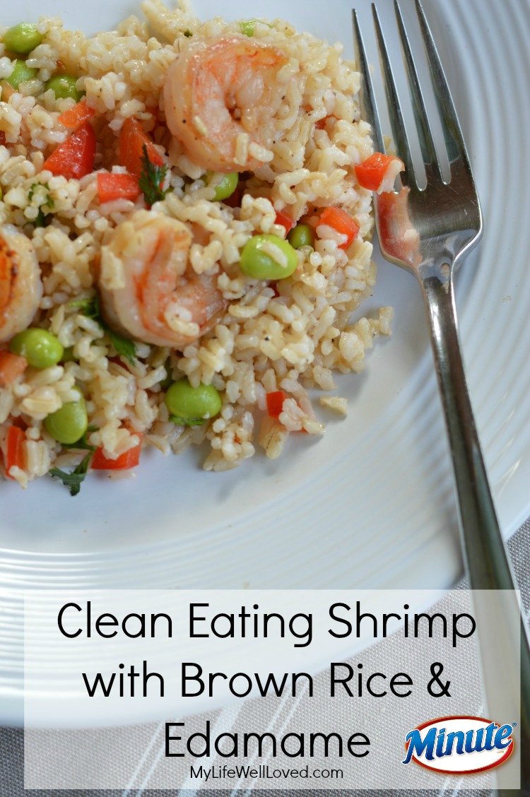 Clean Eating Shrimp and Edamame Brown Rice