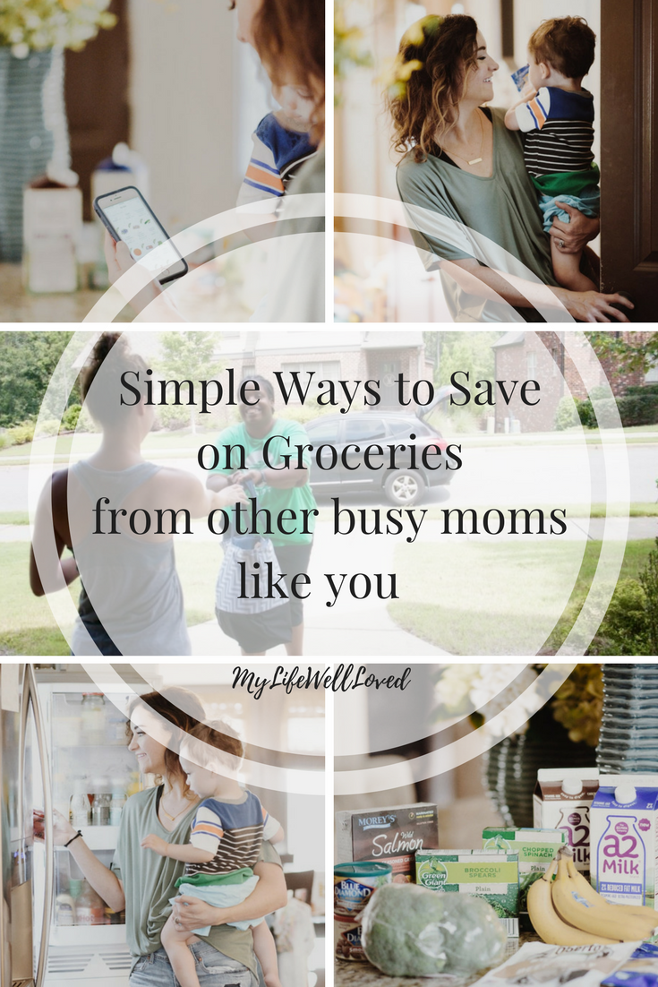 10 Simple Ways to Save Money on Groceries for the Mom on-the-Go with Shipt // Save money on healthy groceries // meal planning tips