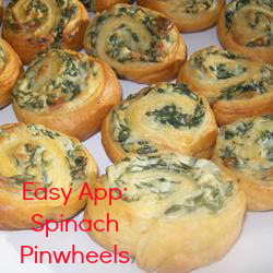 Spinach Pinwheels