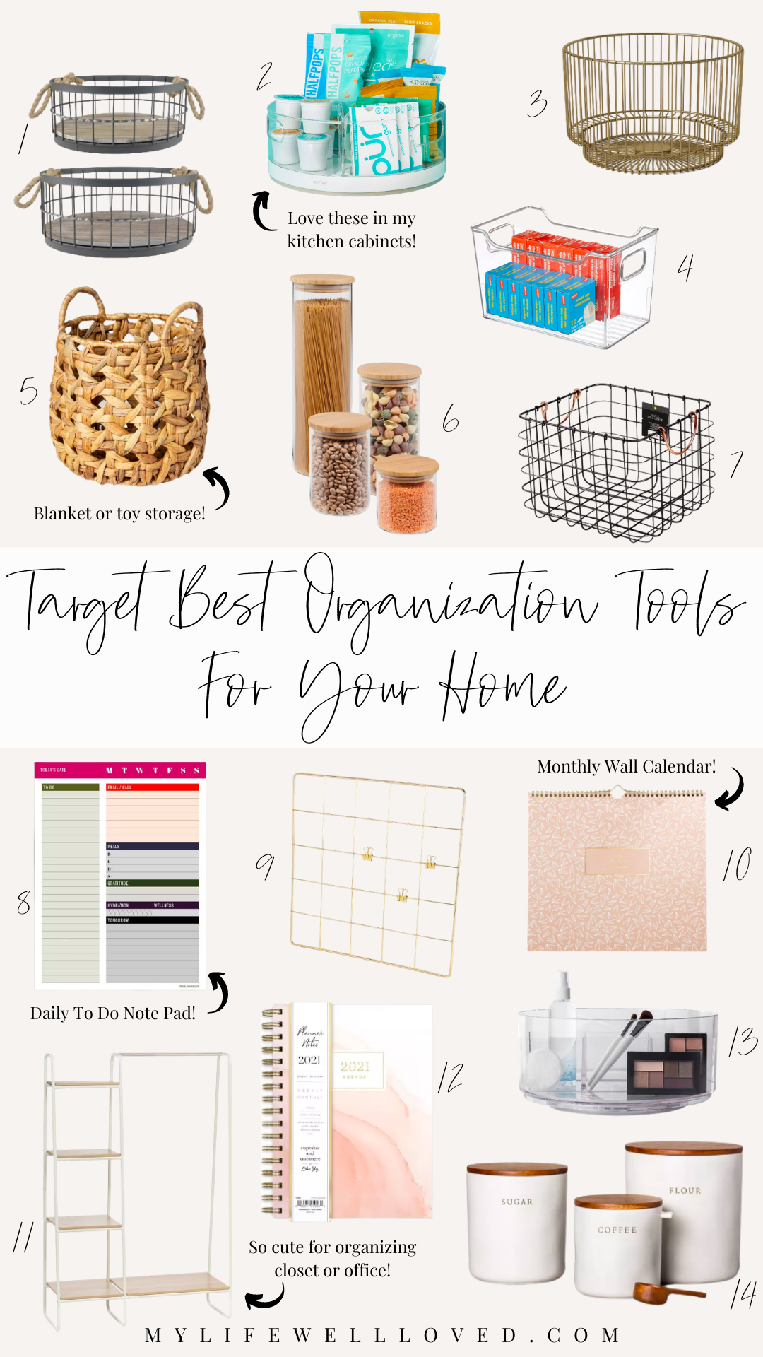 Target Favorites: The Best Organization Tools For Your Home by Alabama Home + Lifestyle blogger, Heather Brown // My Life Well Loved