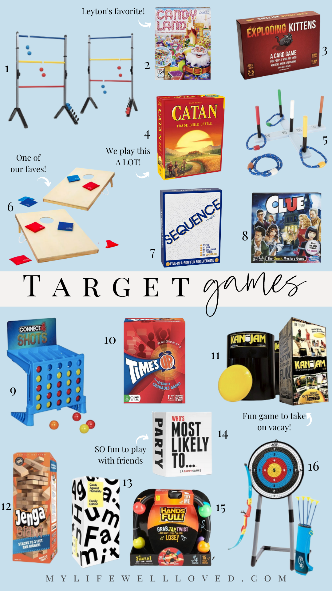 Target Family Games: 5 Games For Your Favorite Indoor And Outdoor Activities by Alabama Family + Mommy blogger, Heather Brown // My Life Well Loved