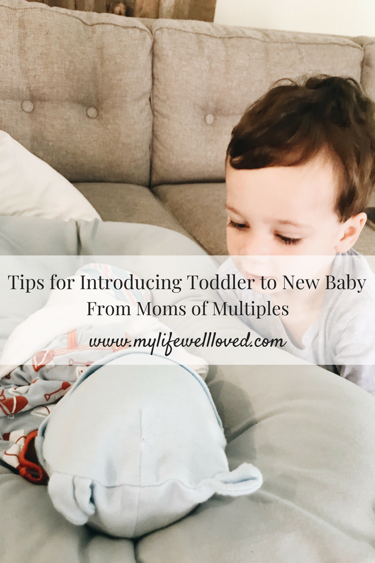 Sharing ideas for welcome gift from baby to big brother from Heather at MyLifeWellLoved.com // #giftfrombaby #transitioningtotwo #momlife