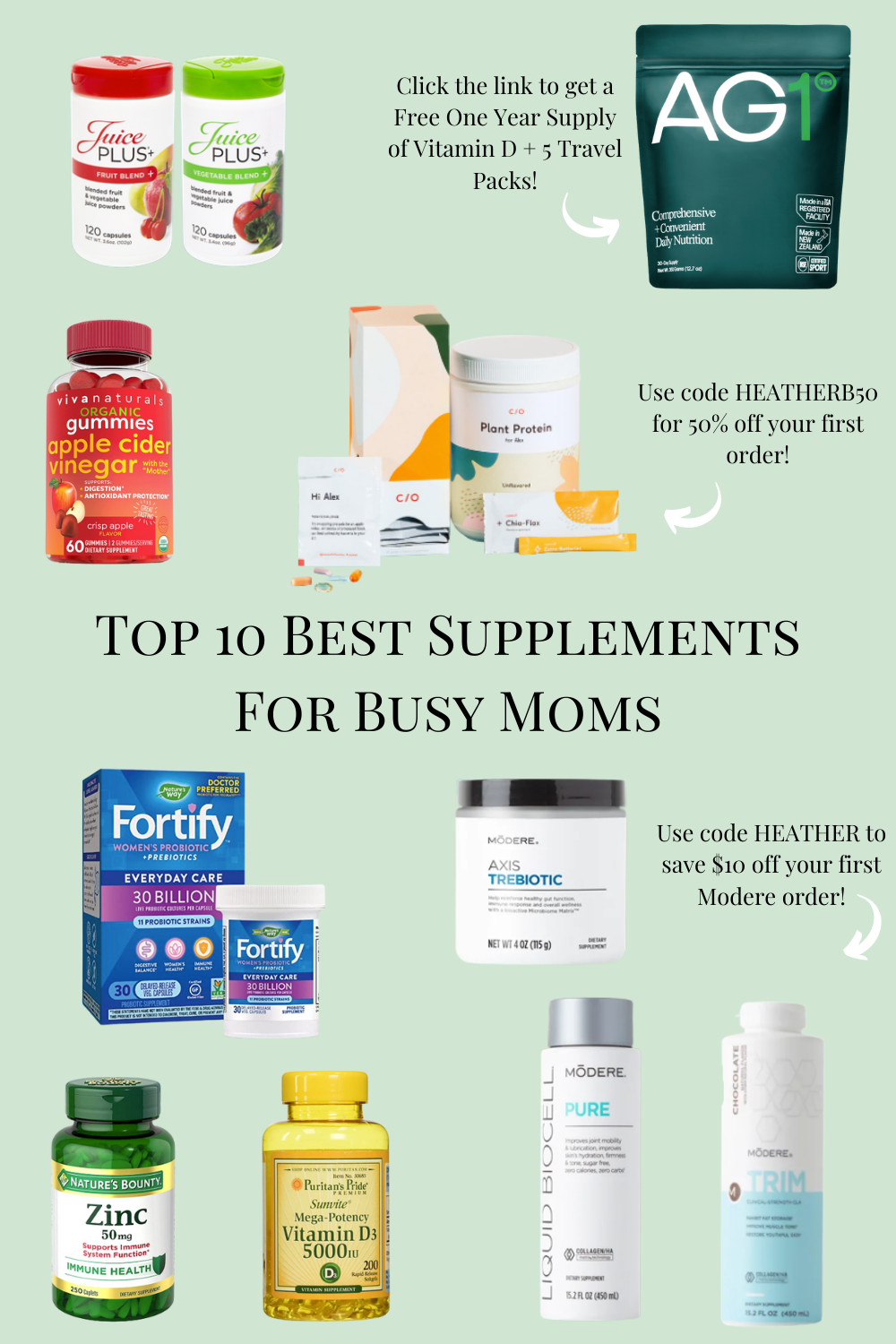 Top 10 Best Supplements For Busy Moms - My Life Well