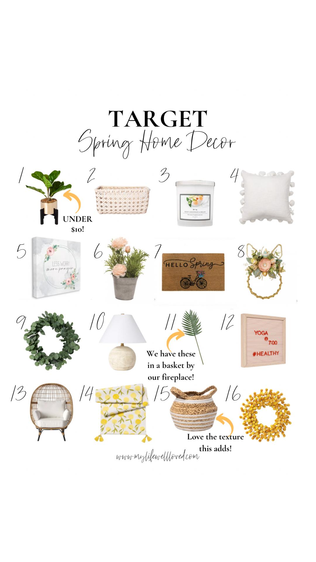 Target Easter Decor Favorites by Alabama Home + Lifestyle blogger, Heather Brown // My Life Well Loved