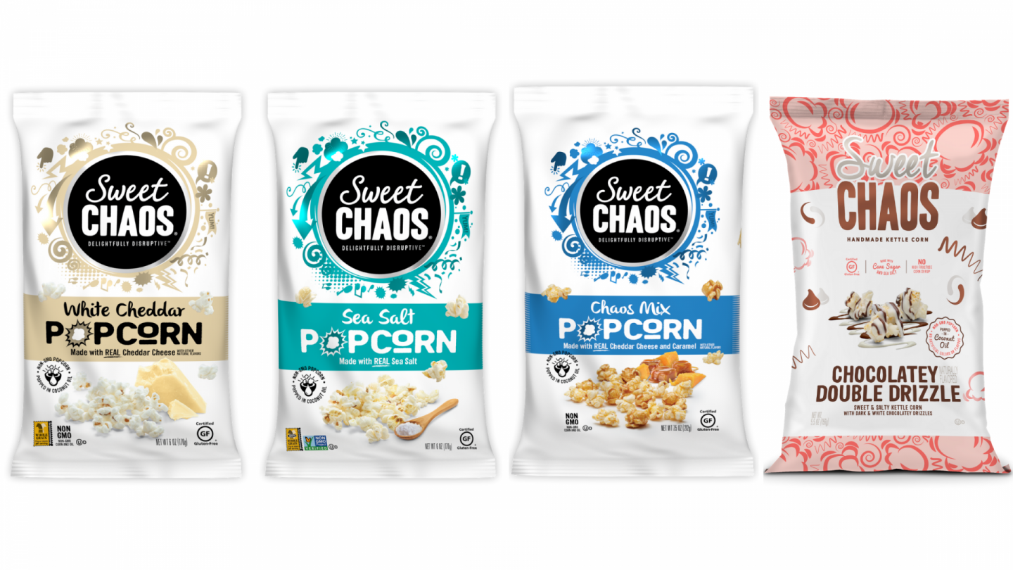 Sweet Chaos popcorn snacks 