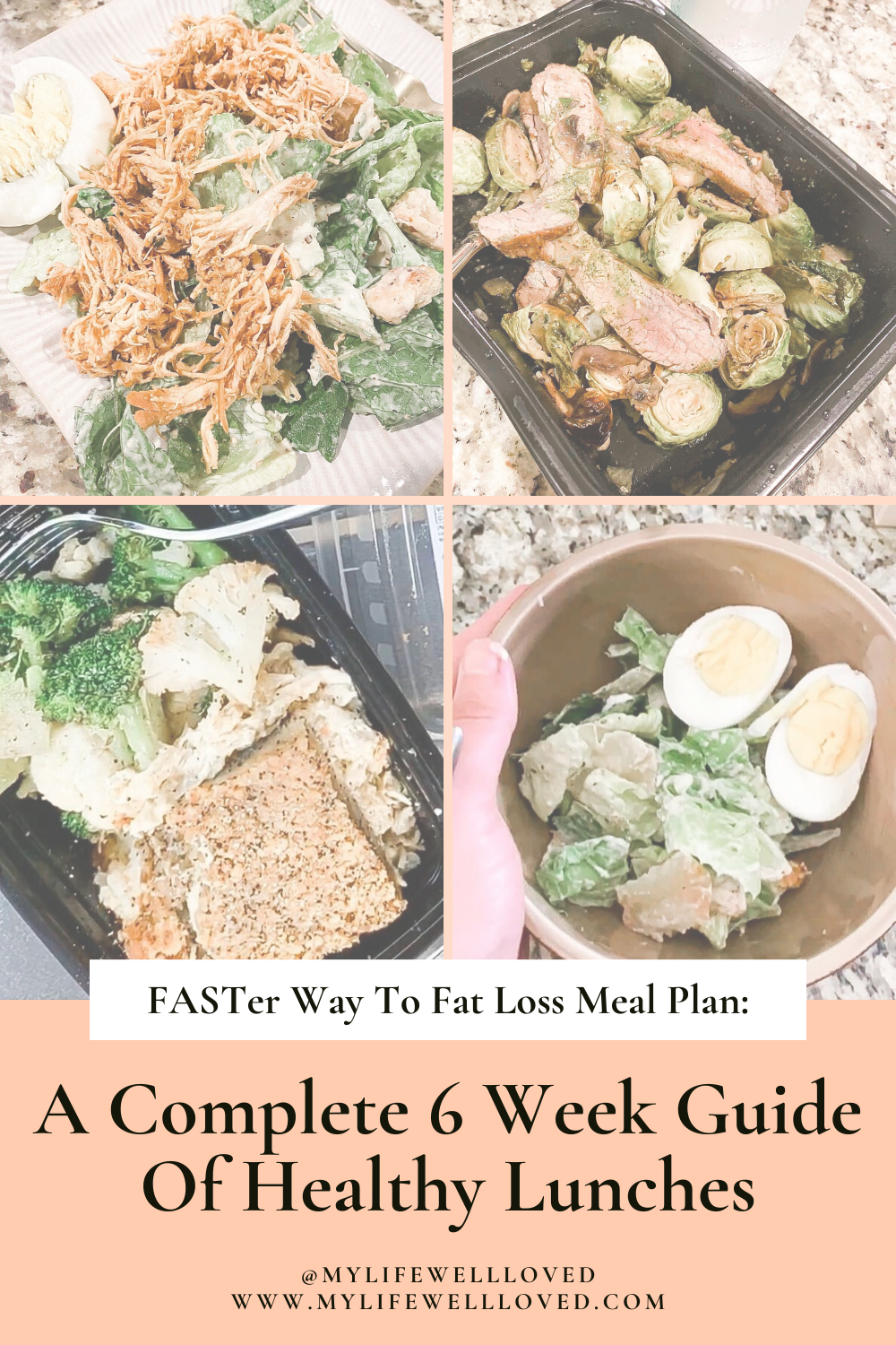 FASTer Way To Fat Loss Meal Plan by Alabama Health + Wellness blogger, Heather Brown // My Life Well Loved