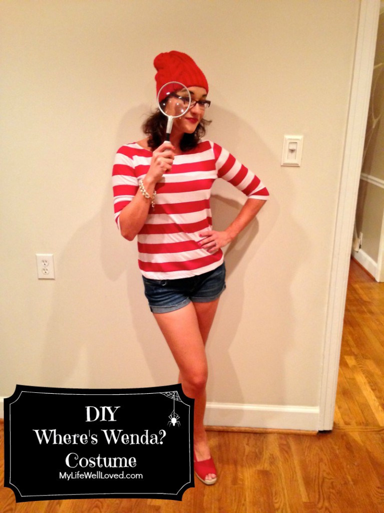 DIY Where's Waldo/Wenda Costume - DIY Where's Wenda Costume by Alabama lifestyle blogger My Life Well Loved