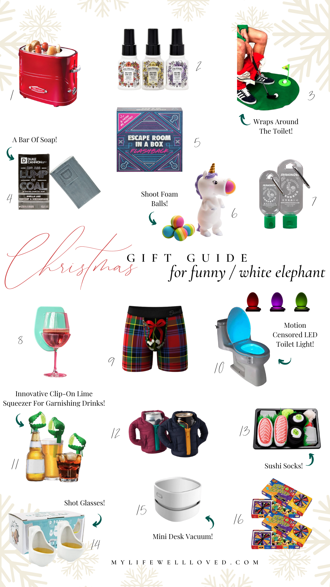 Funny White Elephant Gifts For Your BFFs - Healthy By Heather Brown