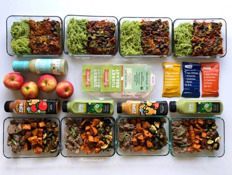 Whole30 Meal Prep by Alabama Health + Wellness blogger, Heather Brown // My Life Well Loved