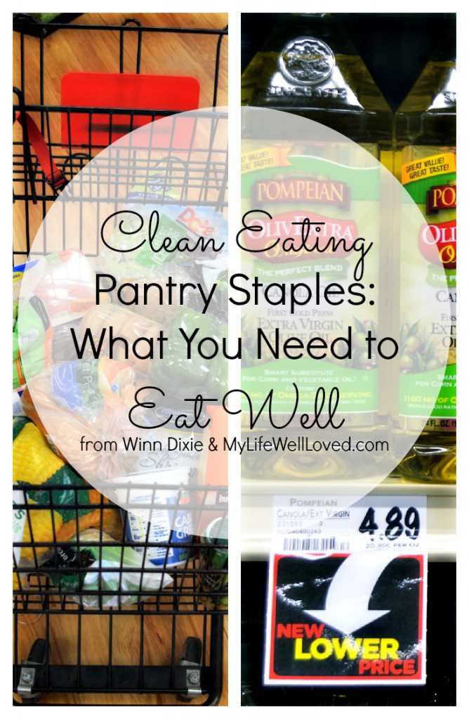 Clean Eating Grocery List by AL healthy living blogger My Life Well Loved