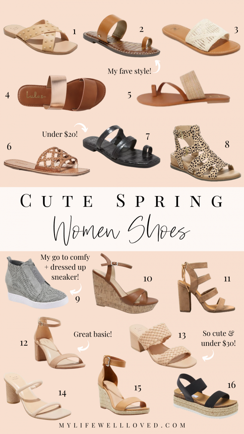 Cute Spring Shoes For The Whole Family - Healthy By Heather Brown