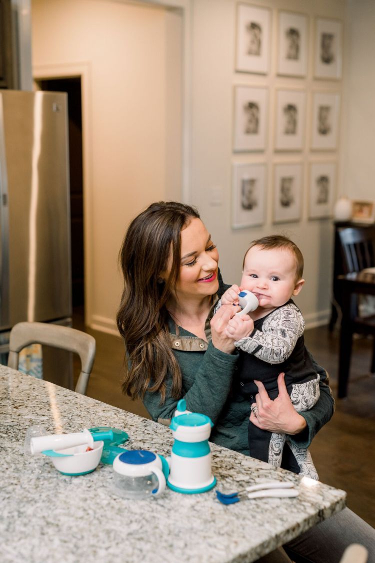 Tips for starting baby on solids by Heather Brown at My Life Well Loved // #oxotot #startingsolids #feedingbabysolids