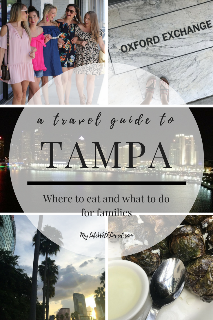 Things to see and do in Tampa Florida: The Oxford Exchange and many other must see sights + mom style floral romper from blogger Heather Brown of MyLifeWellLoved.com