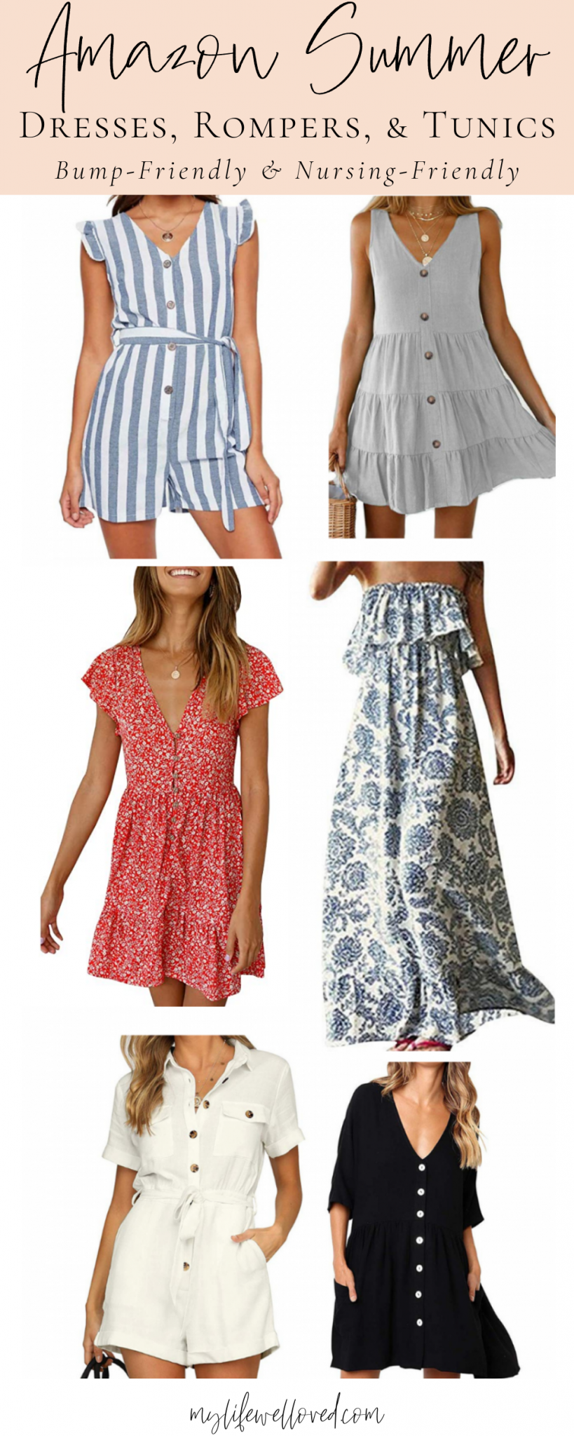 Amazon Summer Dresses by Alabama Life + Style blogger, Heather Brown // My Life Well Loved