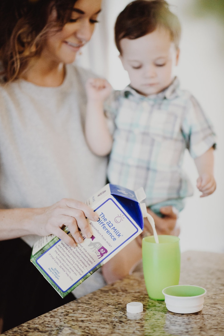 Which milk should I give my Toddler? Organic Milk vs regular milk -- A2 Milk from Heather of MyLifeWellLoved.com