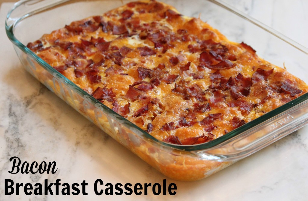 Bacon Breakfast Casserole - Healthy By Heather Brown