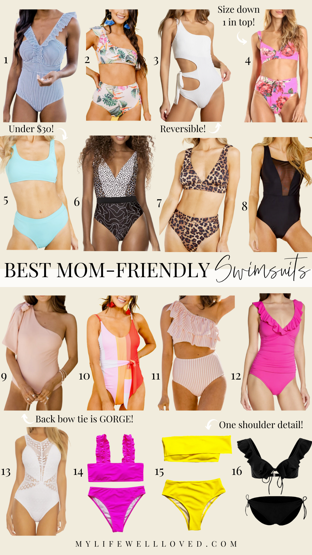 Mom Swimsuits from Dick's Sporting Goods by Alabama Mom + Fashion Blogger, Heather Brown // My Life Well Loved