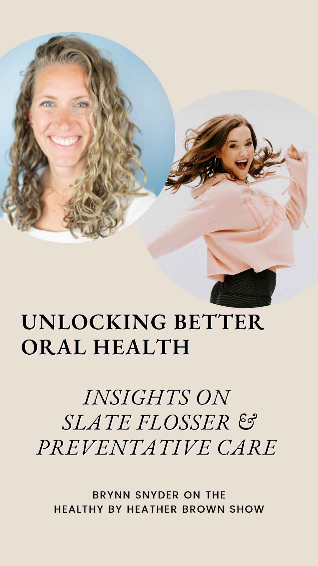 Discover expert-backed natural oral health tips with Brynn Snyder, CEO of Slate Flosser, on the Healthy by Heather Brown podcast. Learn about nano hydroxyapatite, ancient dental practices, and how to improve your oral hygiene routine!