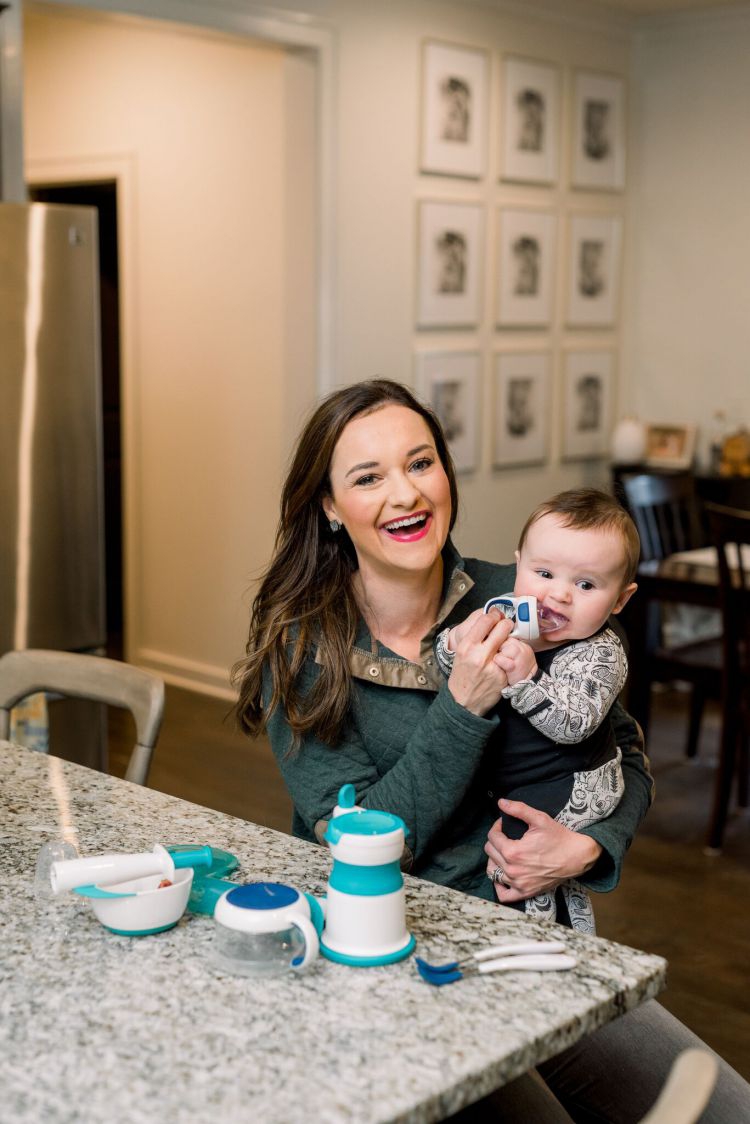 Tips for starting baby on solids by Heather Brown at My Life Well Loved // #oxotot #startingsolids #feedingbabysolids