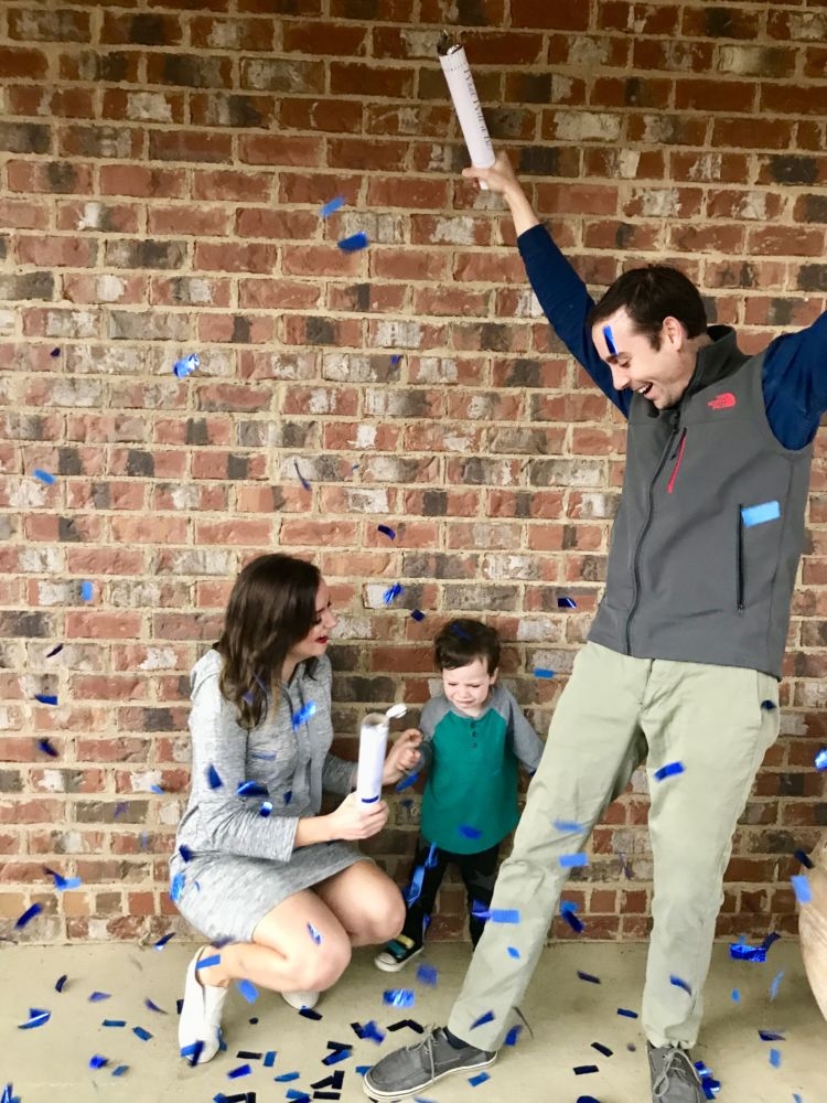 Gender Reveal from Alabama blogger Heather of MyLifeWellLoved.com // pregnancy update #genderreveal #babyboy