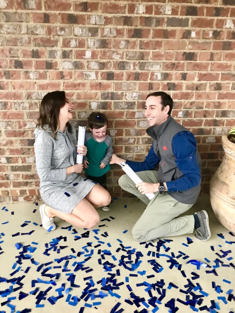 Gender Reveal from Alabama blogger Heather of MyLifeWellLoved.com // pregnancy update #genderreveal #babyboy