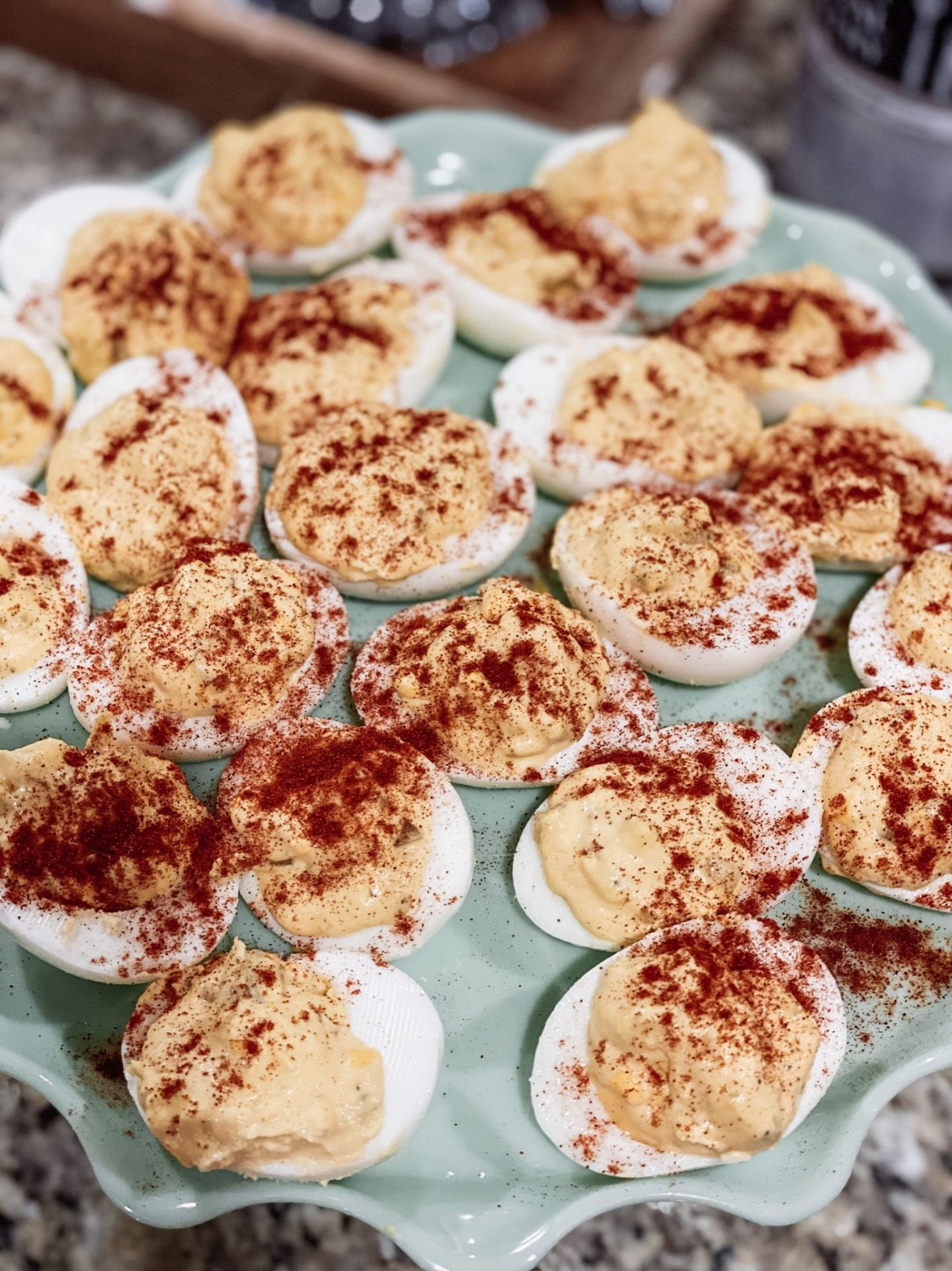 Healthy Snacks: Low Carb Keto Deviled Eggs Recipe by Alabama healthy living + food blogger, Heather Brown // My Life Well Loved