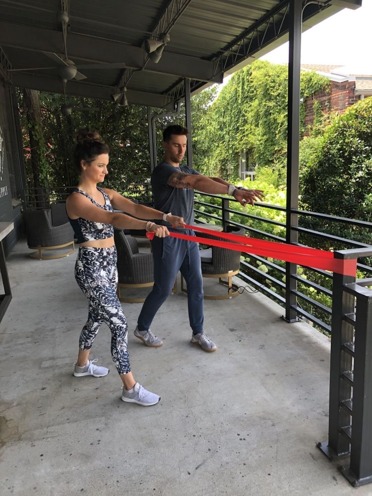 The ultimate resistance band workout for women by Health + Fitness blogger, Heather Brown // My Life Well Loved