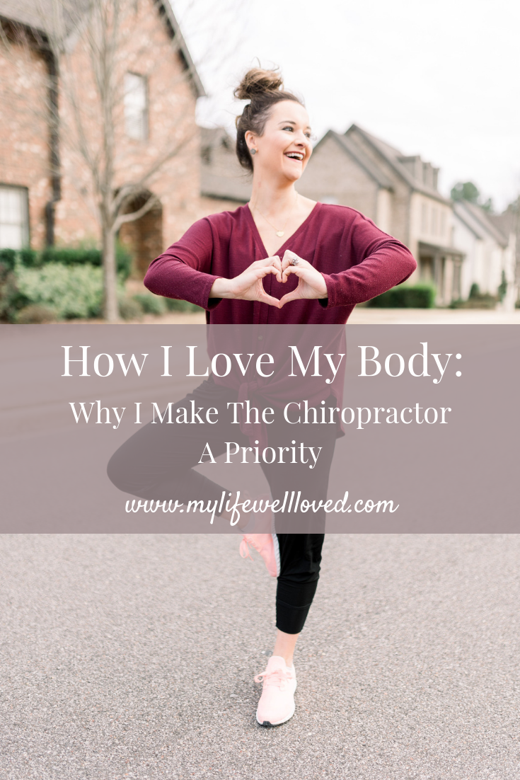 Healthy life + style blogger shares the many chiropractic benefits of visiting your chiropractor consistently - by Heather Brown at My Life Well Loved // #chiropractor #chiropracticbenefits #selfcare #bodypositivity