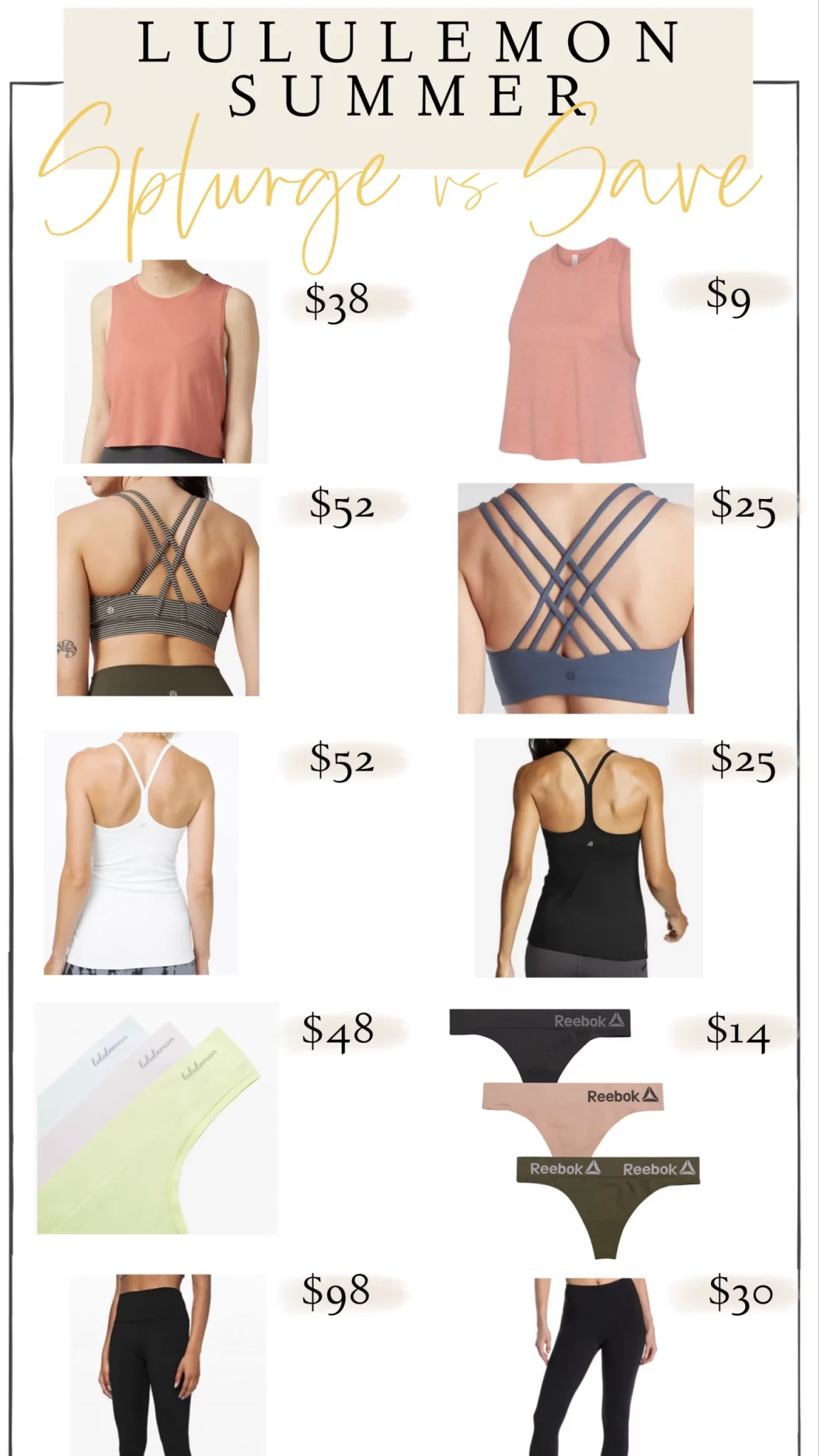 Lifestyle + fashion blogger, My Life Well Loved, shares her best Lululemon dupes for women this season! Click NOW to shop!