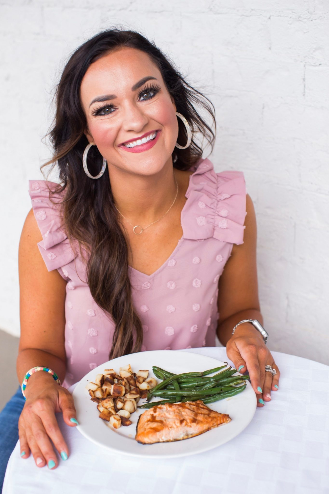 Simple Baked Salmon Recipe featured by top AL life, style and fitness blogger, Heather of My Life Well Loved