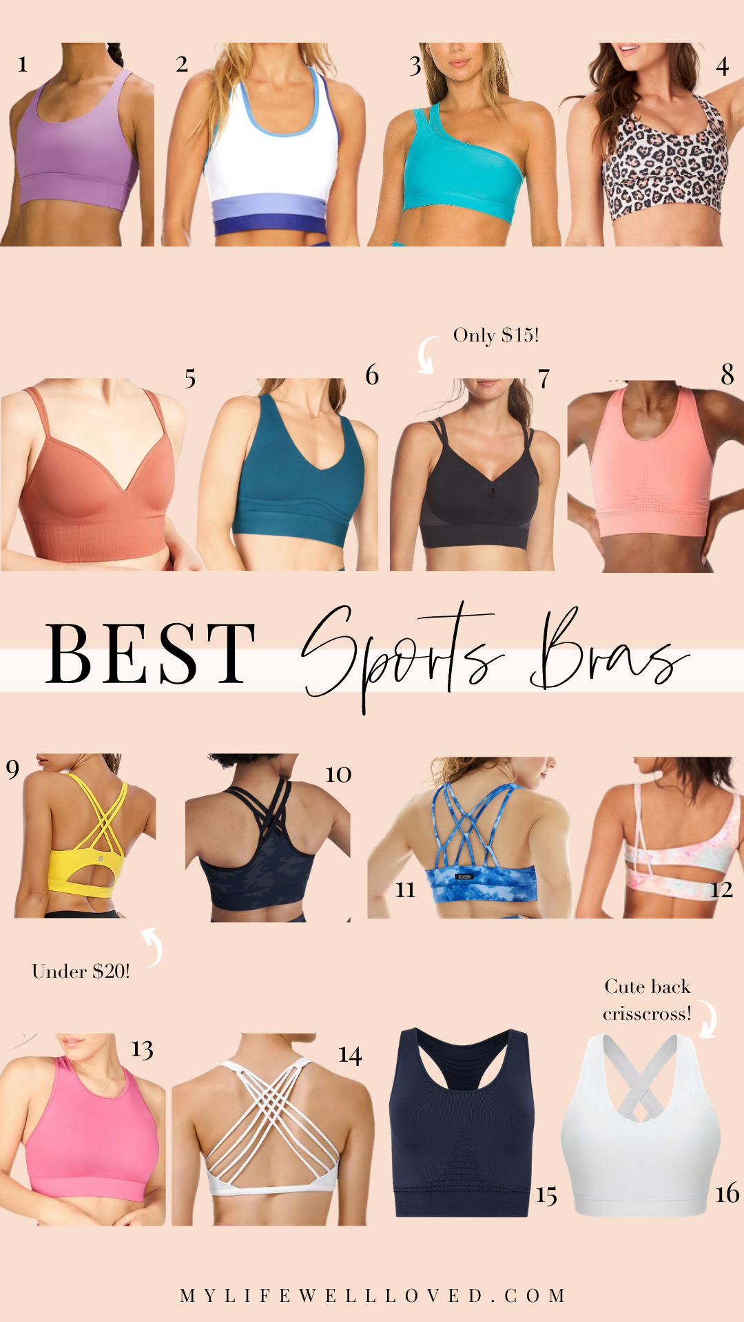 The Best Sports Bras On  - Healthy By Heather Brown