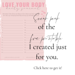 Body Positivity: Download This FREE Love Your Body Journal