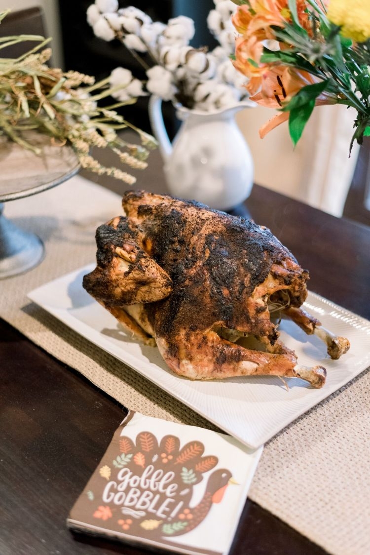 Sharing a turkey recipe sure to please your friends and family this holiday season by Heather at MyLifeWellLoved.com // #cajunturkey #recipe #thanksgivingrecipe