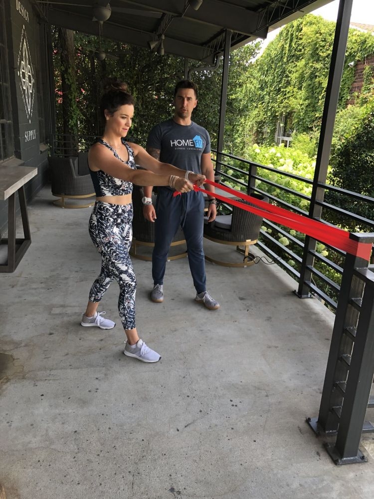 The ultimate resistance band workout for women by Health + Fitness blogger, Heather Brown // My Life Well Loved
